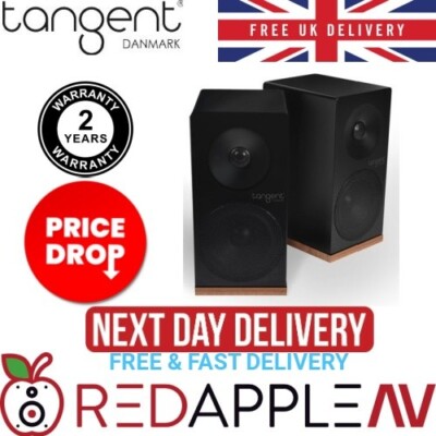 Paar Tangent Spectrum X4 100 W Lautsprecher in Schwarz KOSTENLOSE Lieferung