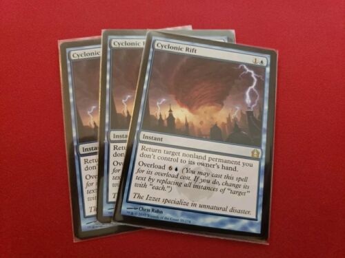 Cyclonic Rift ×1 MtG (3 Available At Time Of Post)