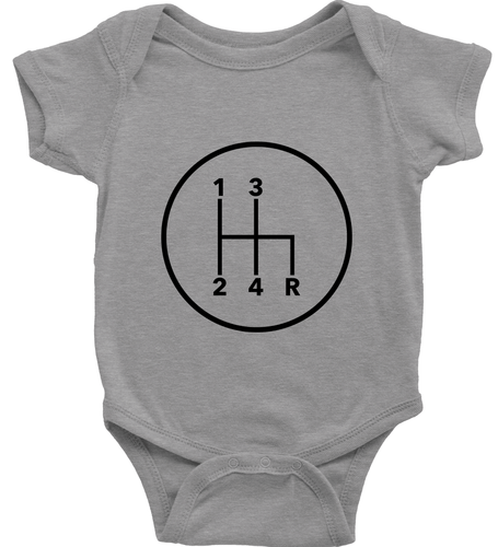 4 Speed Manual Transmission Toddler Kids Tee Youth T-Shirt Infant Baby Bodysuit - Picture 4 of 35