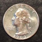 1963 Silver Washington Quarter- PROOF - High Quality Scans #K786