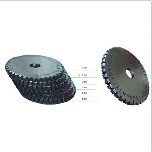 Letter Wheel For Semiautomatic Sheet Embosser Metal marking Stamping