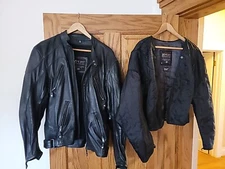 Xpert Performance Gear motorcycle biker Jacket women's with pads leather/liner