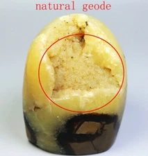 Natural Dragon Septarian Calcite Geode QUARTZ Crystal Free-form Stone Healing