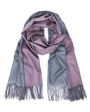 Wrapables Soft Cashmere Feeling Lightweight Two-Tone Large Winter Scarf