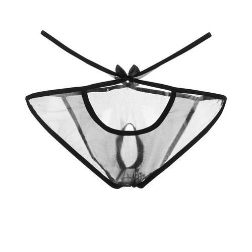 Slip Transparente Abierto Front Con Lacitos Size: XL (206) - Imagen 3 de 5