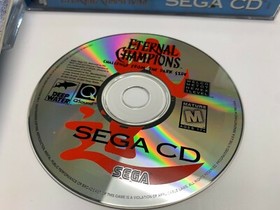 SEGA CD ETERNAL CHAMPIONS CHALLENGE FROM THE DARK SIDE WITH CASE AND BOOK 