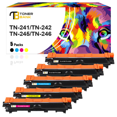 AngryFrog 4er Pack XL Toner passend für Brother TN-242 TN-246 für