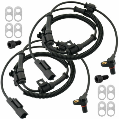Front ABS Wheel Speed Sensor Pair For 2011 -2016 Ford F-250 F-350 Super