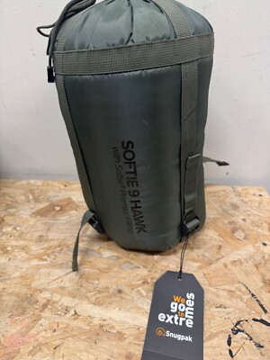 KARPFEN ANGELAUSRÜSTUNG - SNUGPAK SOFTIE 9 HAWK RZ SCHLAFSACK *NEU*