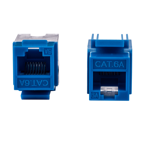 CAT6a Keystone Jack Ethernet 110 Punch Down Tool Network 45 Degree 8P8P RJ45 Lot - Afbeelding 8 van 22