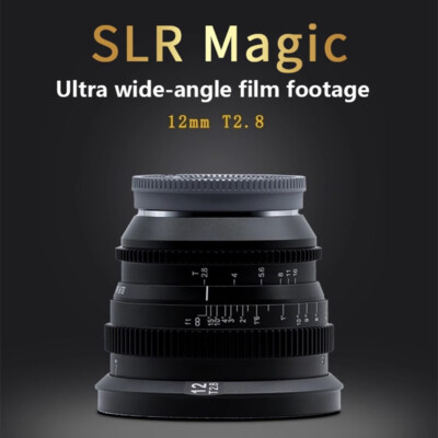 SLR Magic 12mm T2.8 MF Manual Ultra Wide Angle Cine Lens for M4/3 Mount Cameras