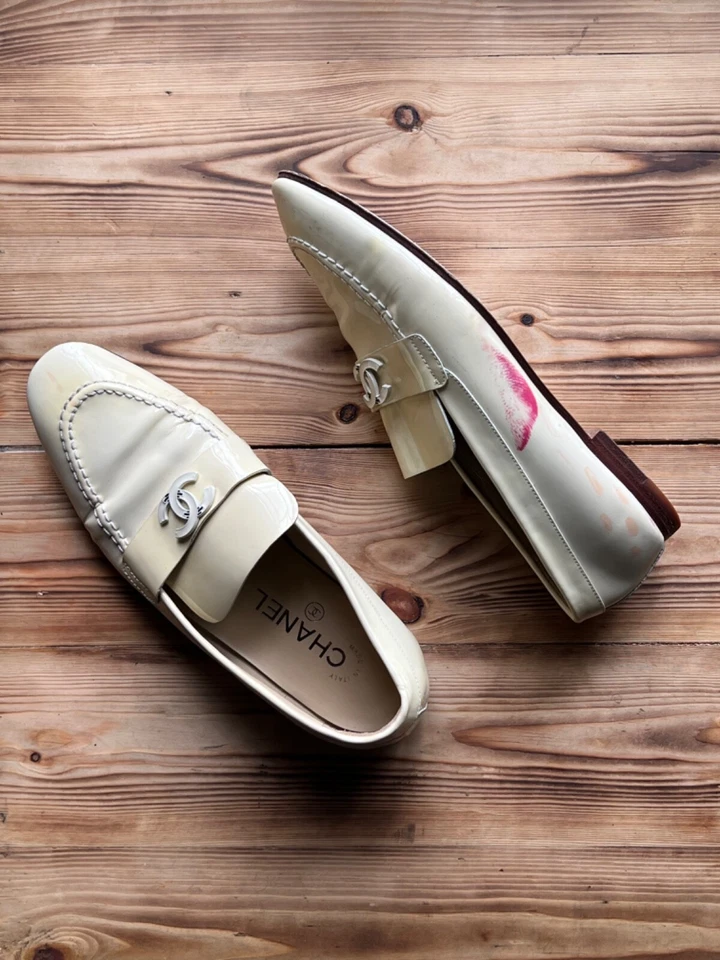 Chanel charol plano en marfil talla EU 37/US 6.5/UK 4.5 Foto 4 de 4