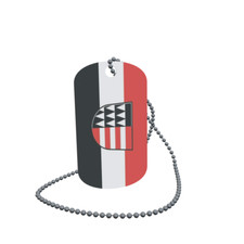 Dog Tag Flag Saint Paul in Lavant Valley Dog Tag Aluminium 30 x 50mm