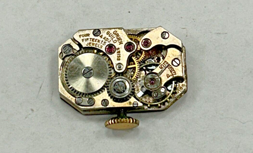 Vintage Gruen 15 Jewel Automatic Uhrwerk Ersatzteile Swiss Made