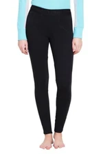 NWT TuffRider Riding Tights Breeches Black •Women 26• Ladies Cotton Schoolers