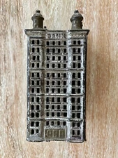 Antique Skyscraper Cast Iron Still Bank - AC Williams (B4)