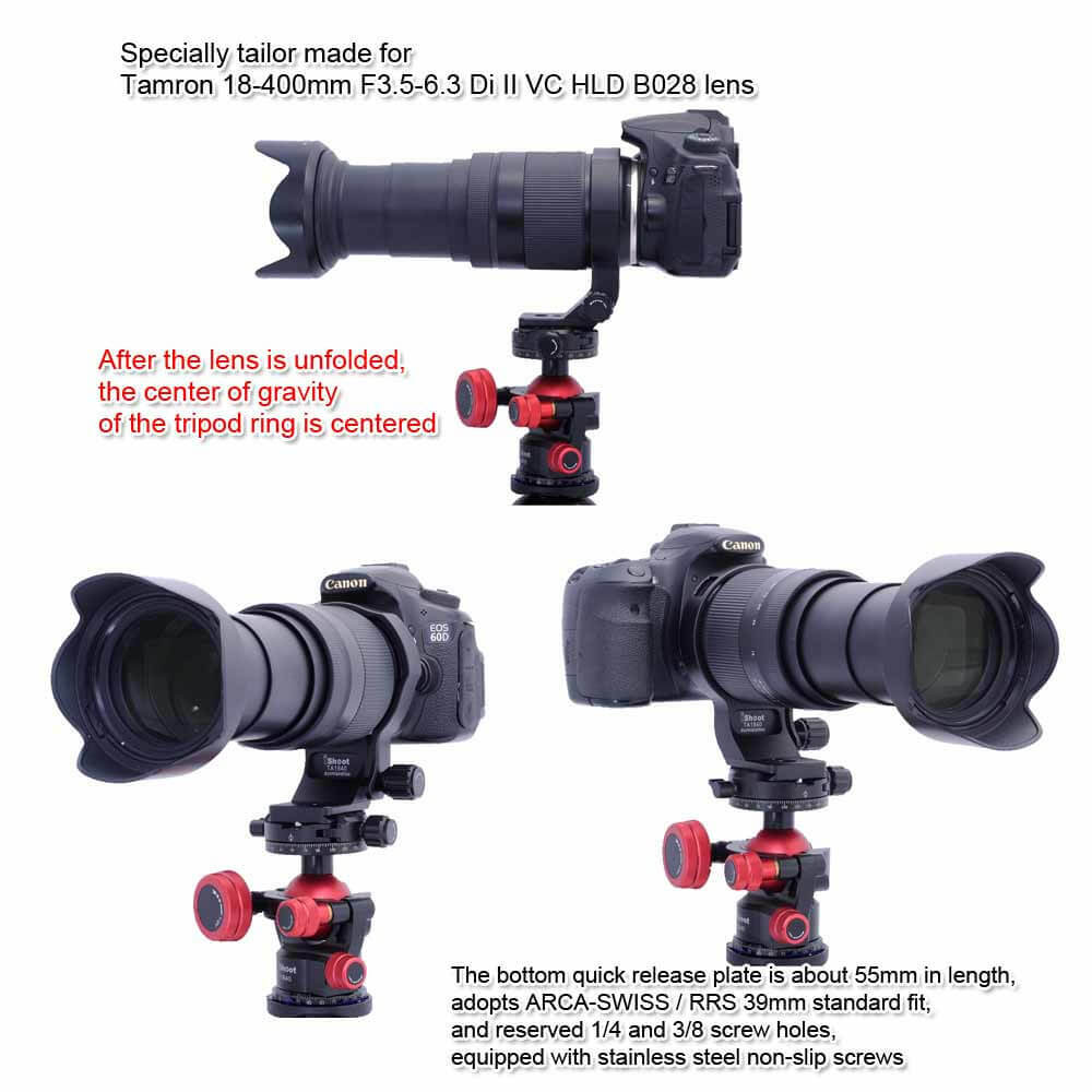 Lens Collar Tripod Mount Ring Support for Tamron 18-400mm f/3.5 
