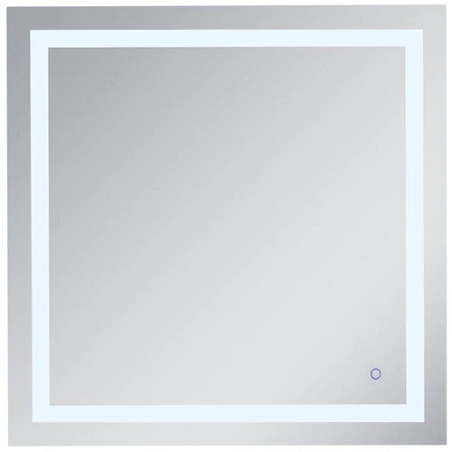Elegant Decor Helios 36" Square Hardwired LED Bathroom Mirror with Touch Sensor - Picture 1 of 8