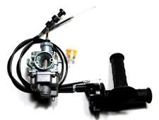 Carburetor & TWIST Grip & Throttle Choke Cable for YAMAHA TTR125 TTR125E Bike