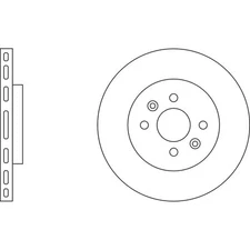 Apec Blue Brake Disc - Front SDK6716 - Fits Hyundai i20 & Kia Rio & Kia Stonic