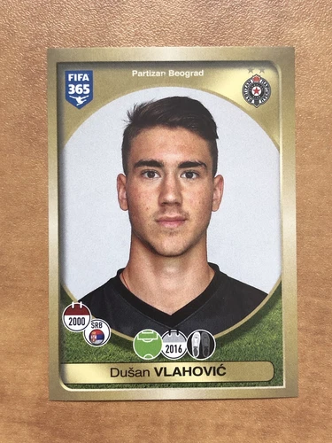 2016-17 Panini FIFA 365 Dusan Vlahovic Rookie Blue Back #336 Mint Soccer Card