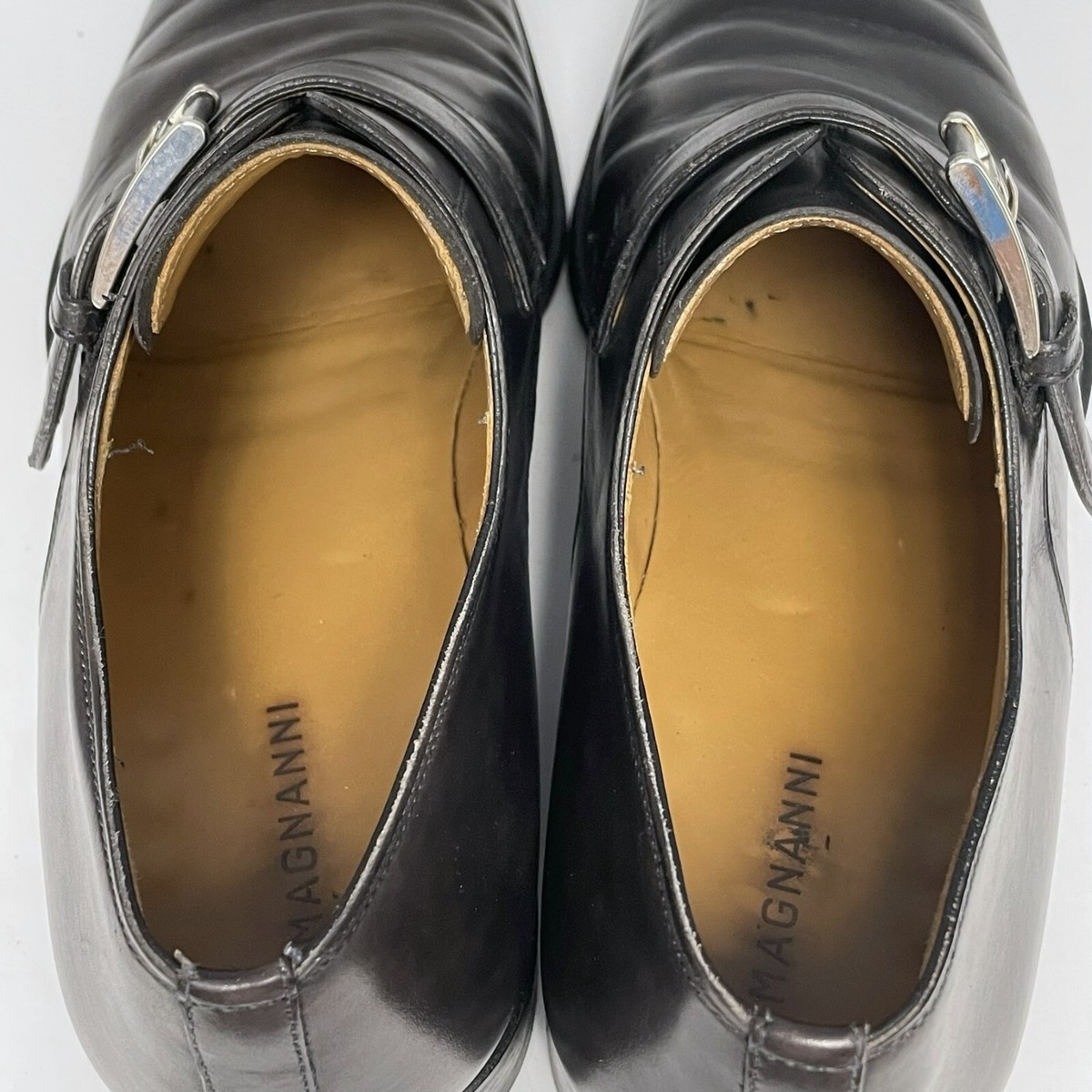 Magnanni Marco II Grey Single Monk Strap Men\'s Size 9.5 M Dress Shoes Marco II Men main image 4