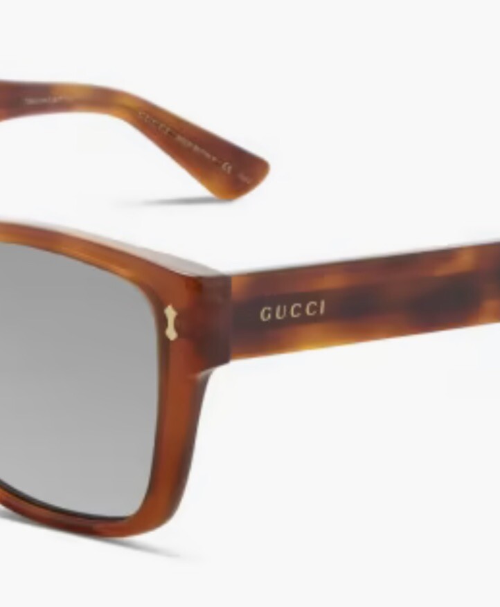 GUCCI Unisex Square Havana Brown Sunglasses New In Case! | eBay display picture 1