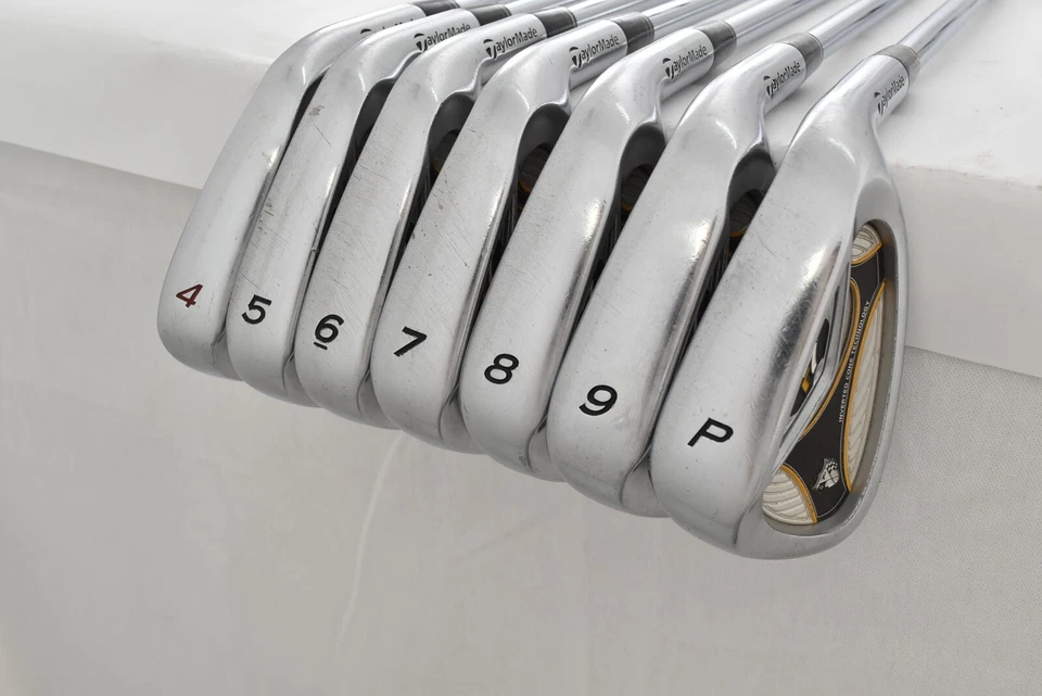 7pcs TaylorMade r7 TP Iron Set 4-5-6-7-8-9-P PW NS 950 Stiff RH Golf Clubs Irons - Image 2 of 4
