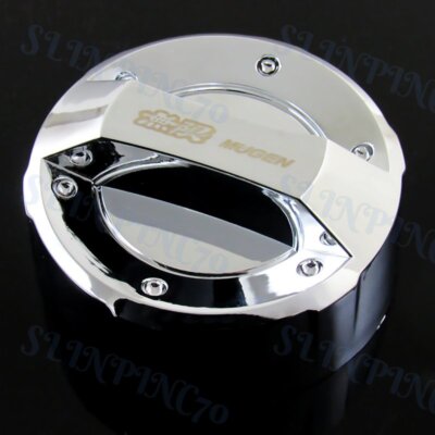 SILVER Gas Fuel Cap Cover For HONDA ACCURA For JDM Honda Mugen Power Racing NEW