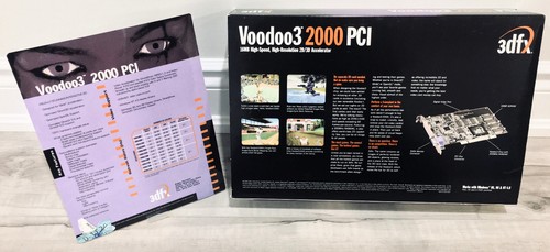 3dfx Voodoo3 2000 PCI 16MB Graphics Card, Upgradeable MEM, SGRAM Version, Poster - Picture 3 of 23