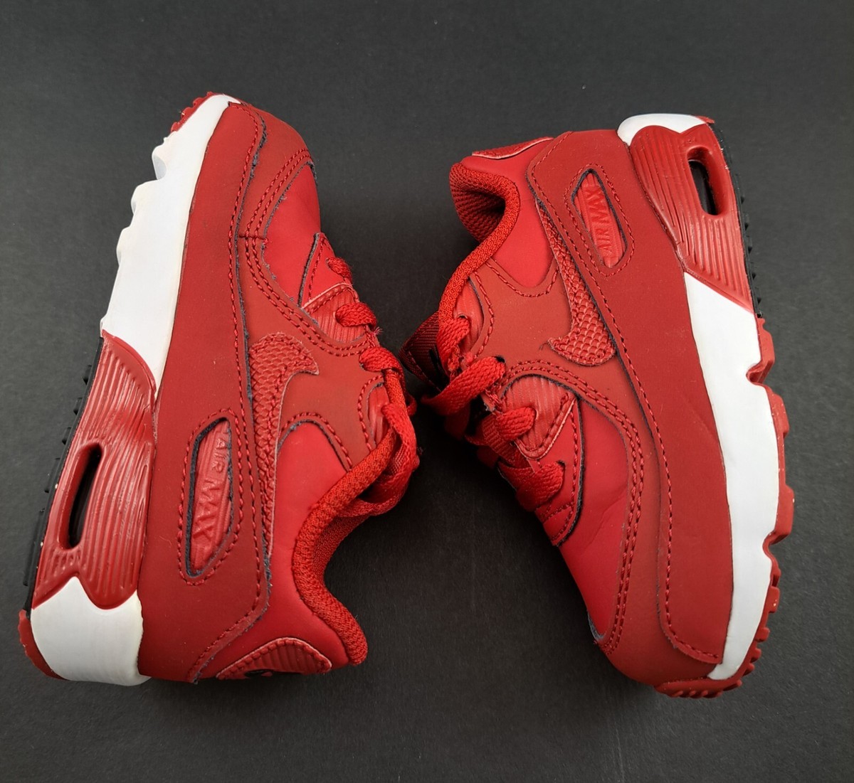 Nike Air Max 90 LTR Shoes Gym Red Black White TD (833416-600