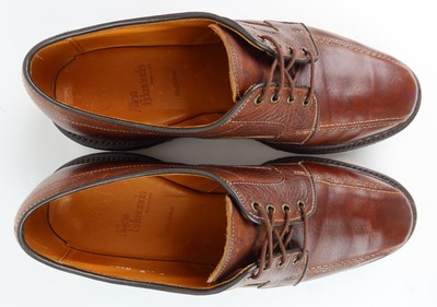 Allen Edmonds Mapleton Bicycle Toe Oxfords Sz 9 D Brown  display picture 2