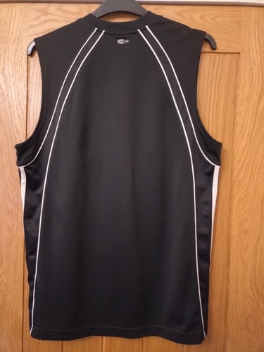 Adidas Black & White Vintage (2005) Sleeveless Training Top - Climalite - Large - Picture 6 of 8