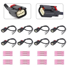 8X Ignition Coil Connector Plug Cable Wire Fit Ford V6 V8 Flex F150 3.5 3.7 5.0L