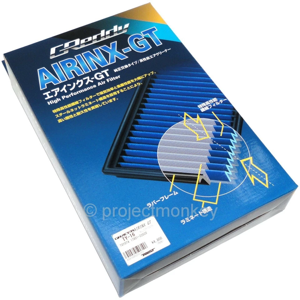 Filtro de aire Greddy 12512516 Airinx-GT se adapta a: Scion FR-S Subaru BRZ Toyota 86 GT86 Foto 3 de 3