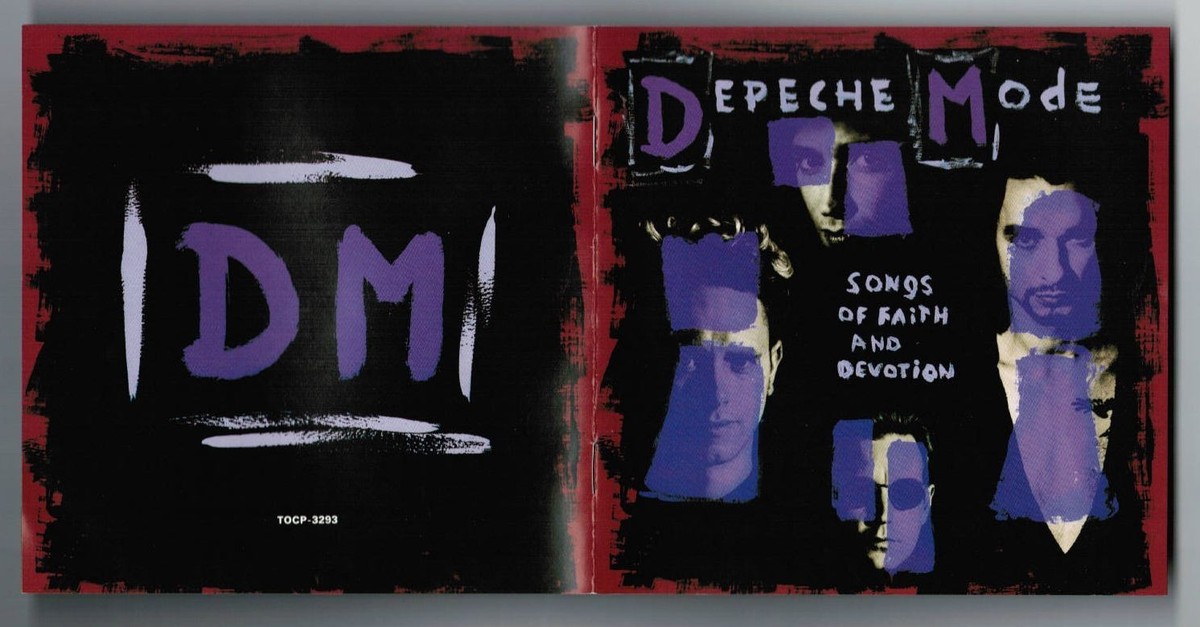 DEPECHE MODE Songs Of Faith & Devotion JAPAN CD TOCP-3293 w