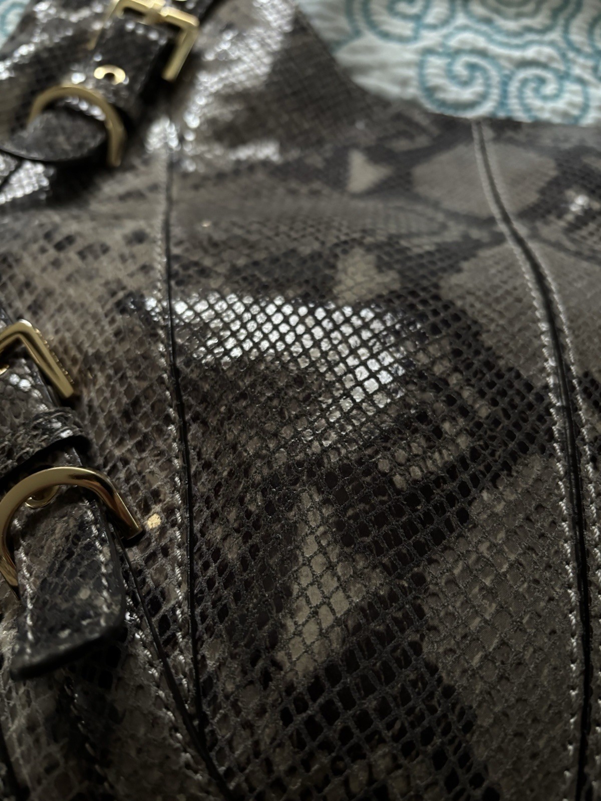 michael kors handbag Genuine Python Leather - image 7