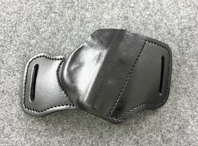 RH Black MTR Custom Leather Belt Holster - Beretta Tomcat .32