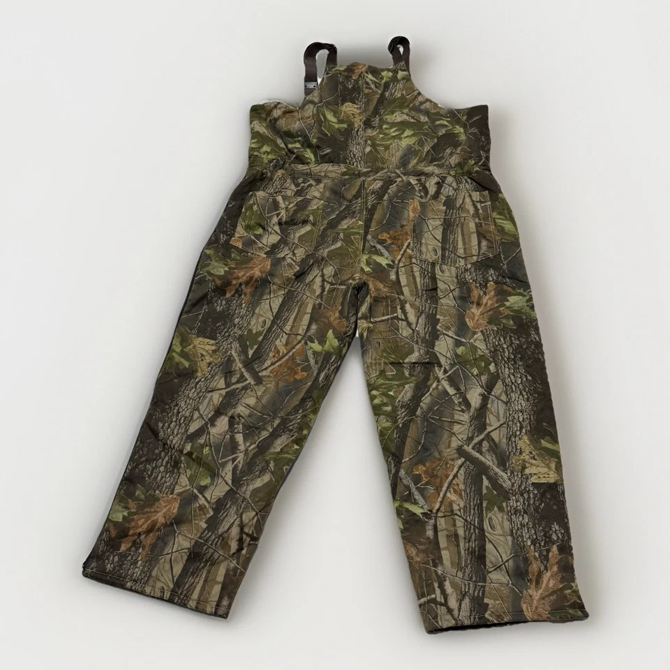 RedHead Camo Bib Overalls Mens 3XL Realtree Hardwood Hunting Insulated Workwear - Image 2 of 4