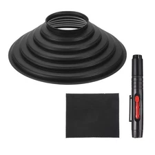Lens Hood Shade, for 70-90mm Lens Collapsible Reversible Rubber Camera Cap