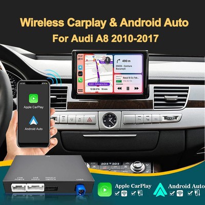 OEM Screen Upgrade CarPlay & Android Auto Decoder Box Kit for Audi A8 2010-2017
