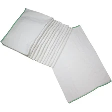 OsoCozy 1 Dozen Cotton Prefold Cloth Diapers 17.5x23" Toddler 30-45 lbs Absorben