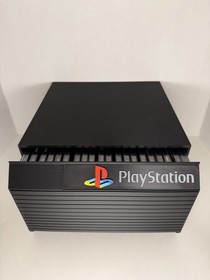 PlayStation PS1 Holds 28, Game Storage Display Shelf Memory Card Holder 3DPrint