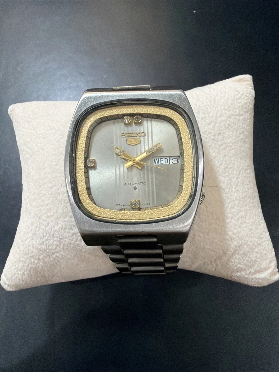 Seiko 5 Stainless Steel Case Square Wristwatches for sale - eBay
