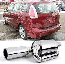 2.5" Inlet to 4" Outlet Edelstahl Auspuffblende Auspuffrohre für Mazda 5 Typ CR