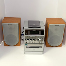 Sony CMT-NE3 Bookshelf Mini Hi-Fi Stereo System with CD/Cassette SEE DESCRIPTION
