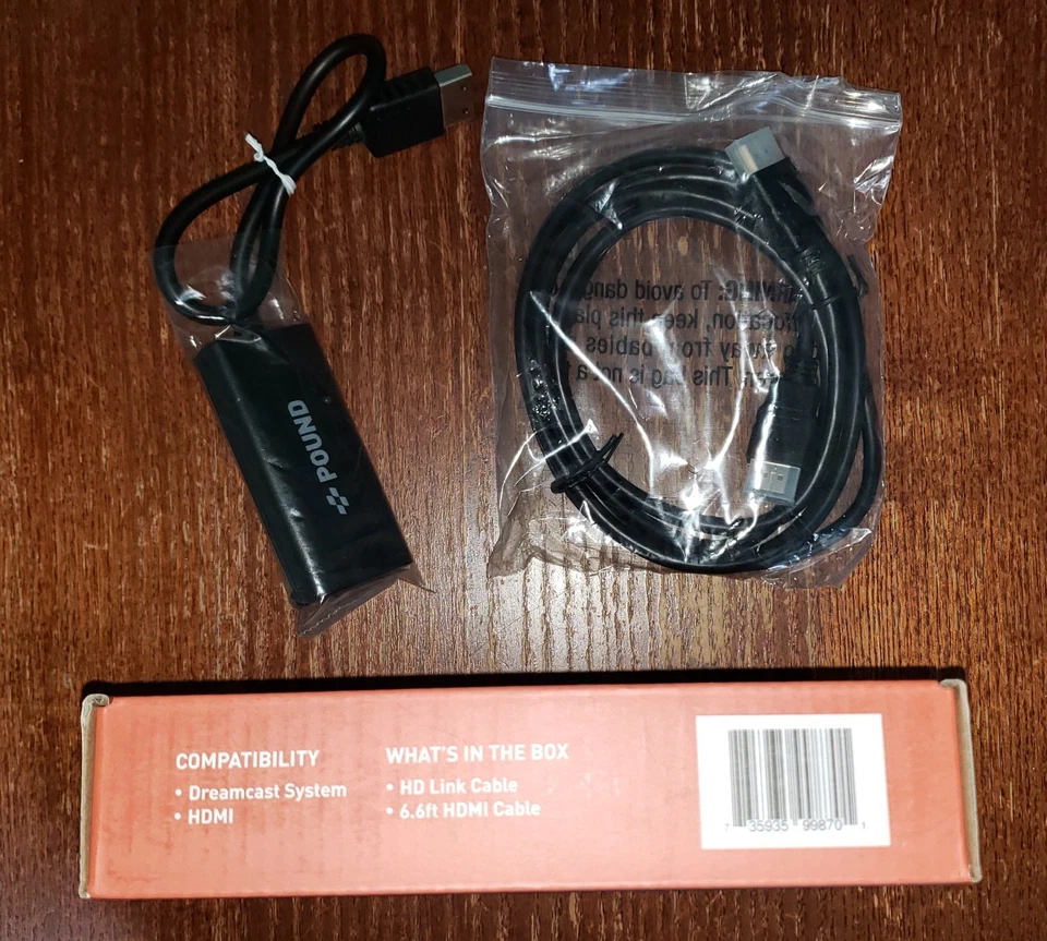 [OFFICIAL] Pound Technology HD Link Cable for the Sega Dreamcast Tested Working - Image 4 of 4