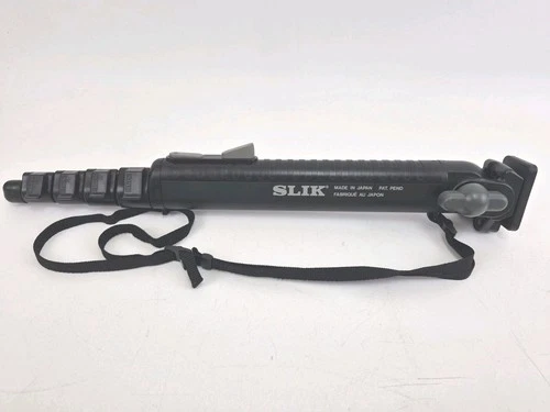 Slik Camera Monopod Telescoping Includes Quick Release Plate, Strap,  20-58”