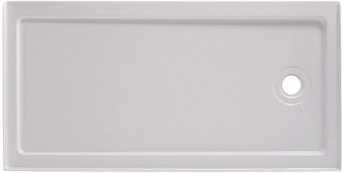 Miseno MNOSB6032R 60" x 32" Rectangular Shower Base - White - Picture 2 of 2