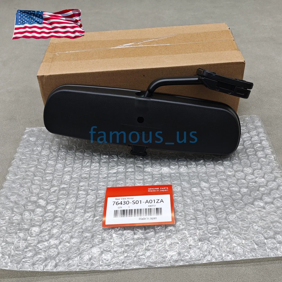 Espejo retrovisor interior nuevo para Honda Civic 1.6L 1996 1997 1998 1999 2000 Foto 3 de 4